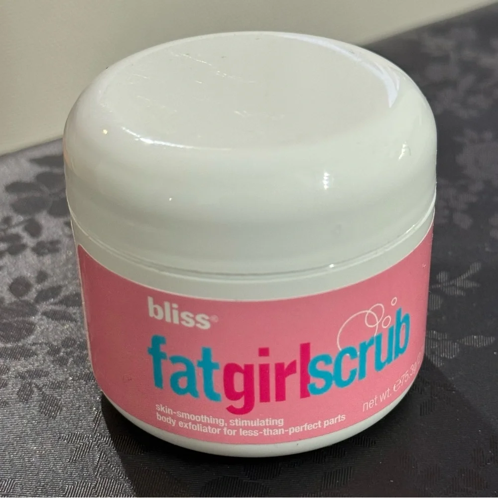 Bliss Fat Girl Body Scrub Exfoliator ( NEW NO BOX)